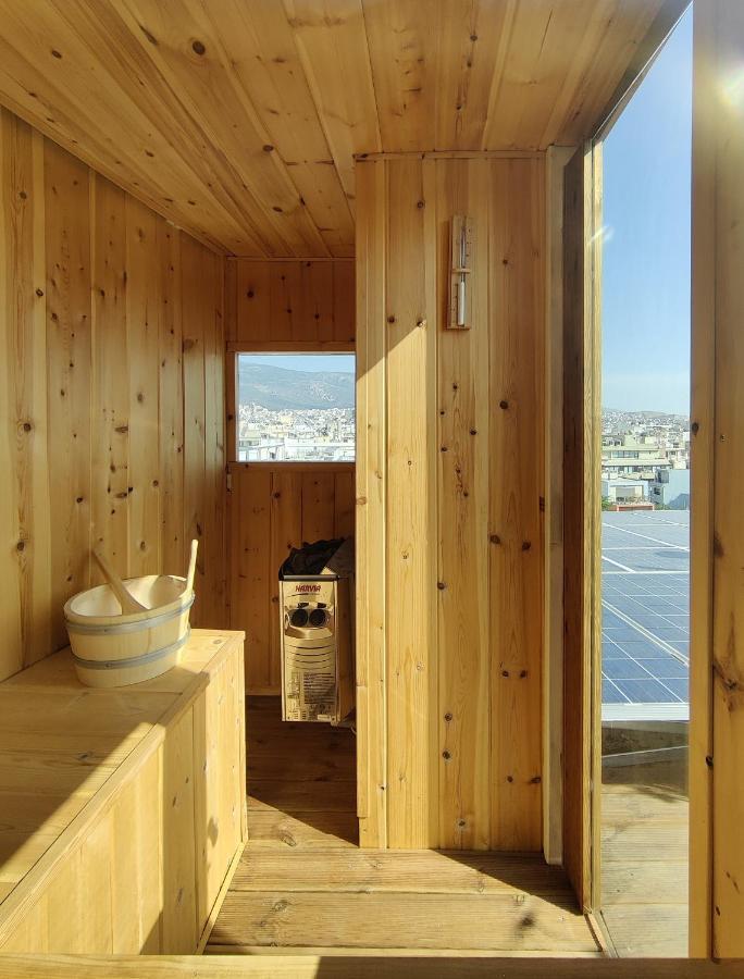 Unique Solar Penthouse With Jacuzzi And Sauna In Central Athen Eksteriør bilde